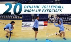 20 dynamic exercises for volleyball warmups and stretches