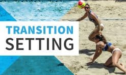 beach transition setting