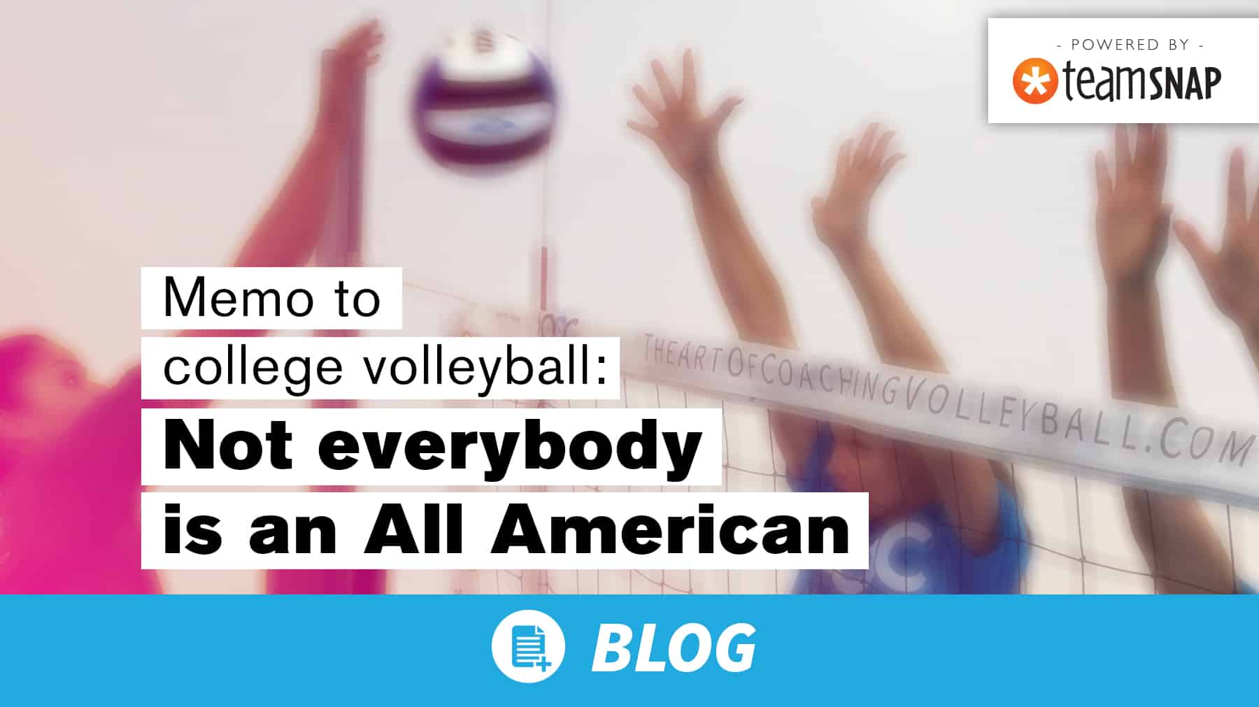 Memo to college volleyball: Not everybody is an All American
