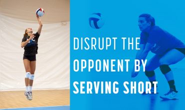 disrupt opponent serve short