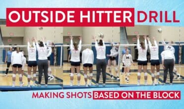 Outside hitter shots
