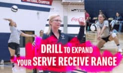 serve receive range