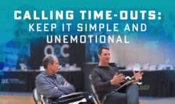 Calling time outs - volleyball