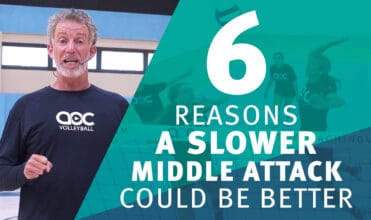 Volleyball middle hitter