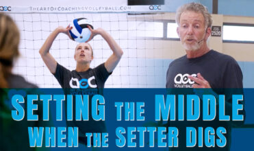 Second ball setting when the setter digs