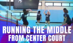 Running the middle from center court