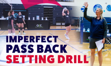 Imperfect-pass-back-setting-drill