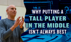 Why putting a tall player in the middle isn't always best