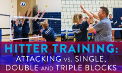 Hitter-training-Attacking-vs-single-double-and-triple-blocks