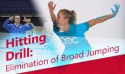 Volleyball-HItting-Drill-Elimination-of-Broad-Jumping