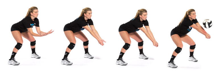 How to pass a volleyball