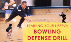 Training-your-libero-Bowling-defense-drill