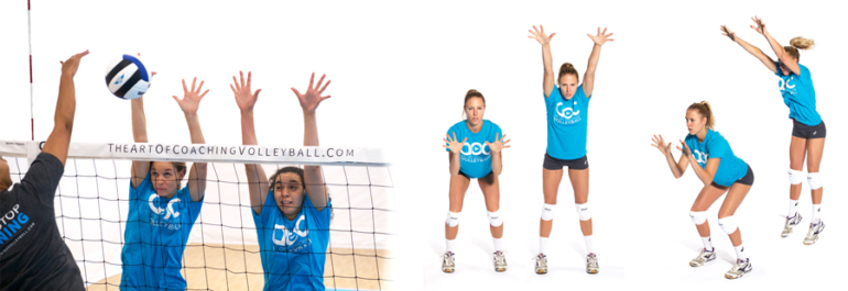 Volleyball blocking